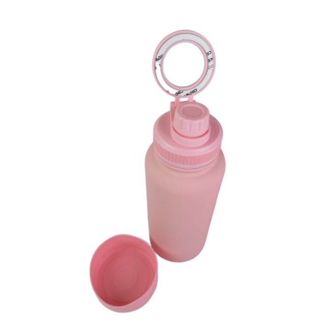 BOTELL DE ACERO INOX 650ML CON SOPORTE DE TELEFONO T-10003 - 2