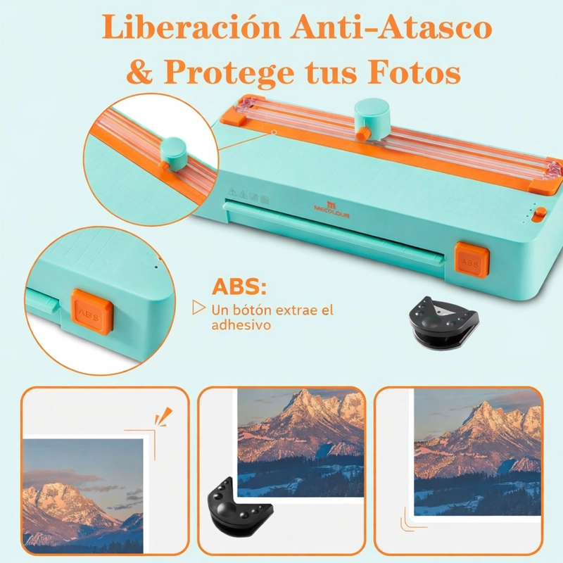 LAMINADORA ELECTRICA AUTAMATICA DE ESCRITORIO 7 EN 1 MECOLOUR A3/A4/A5/A6 - 2