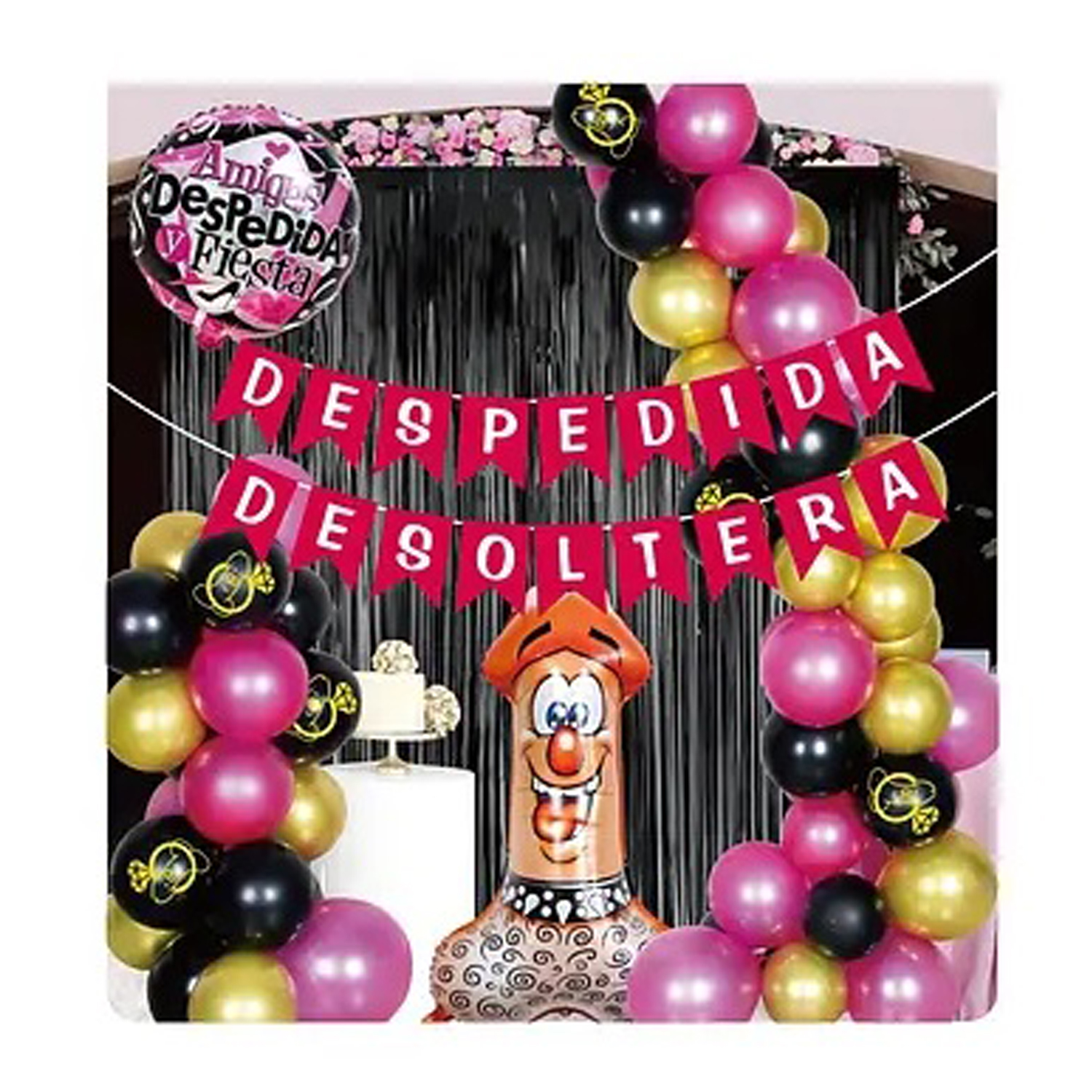 SET TECNOLIBROS DESPEDIDA SOLTERA COTILLÓN FIESTA 20 PERS - 1