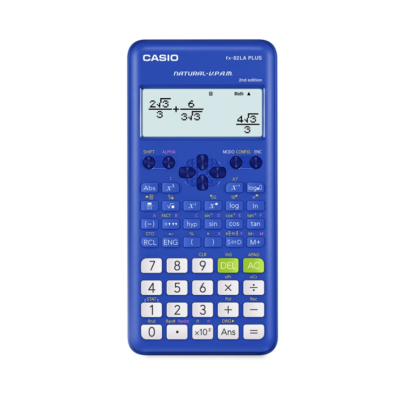 CALCULADORA CASIO FX-82LA PLUS CIENTÍFICA DIGITAL - 1