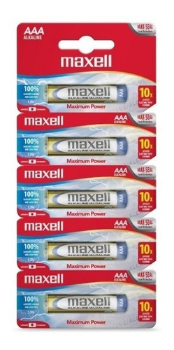 PILA ALCALINA MAXELL AAA 5 UNIDADES - 1