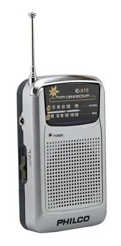 RADIO PORTÁTIL DE BOLSILLO ANÁLOGA FM AM IC-X15 PHILCO - 1