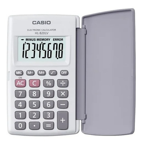CALCULADORA DE BOLSILLO CASIO HL-820LV 8 DIGITOS /3GMARKET - 1