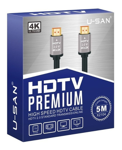 CABLE HDTV PREMIUM 5M 4K - 1