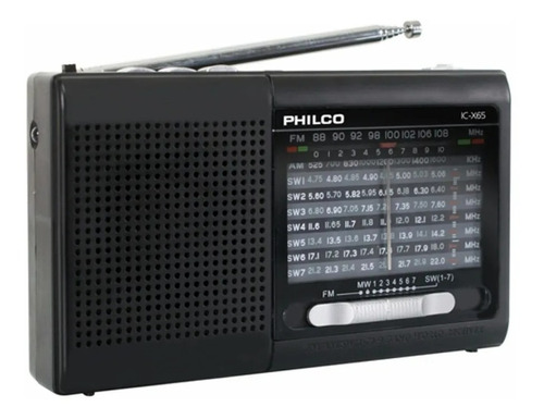 RADIO BLUETOOTH PORTÁTIL RECARGABLE PHILCO IC-X65 - 1