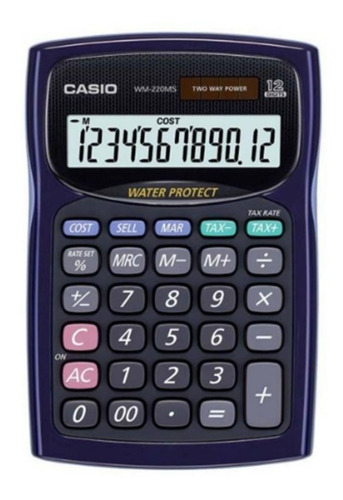 CALCULADORA DE SOBREMESA CASIO WM-220MS - 1