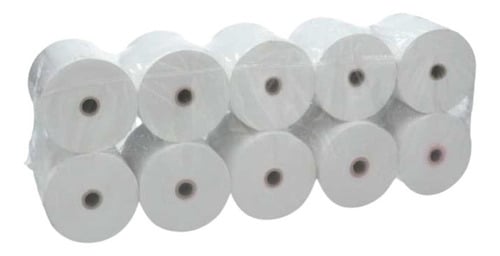 ROLLO DE PAPEL TERMICO BLANCO 80*80 70GR 10 UNIDADES - 3