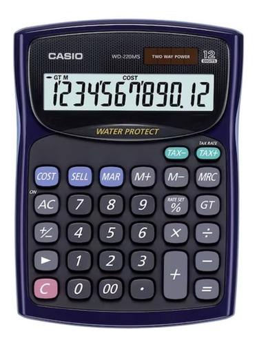 CALCULADORA DE SOBREMESA CASIO WD-220MS - 1