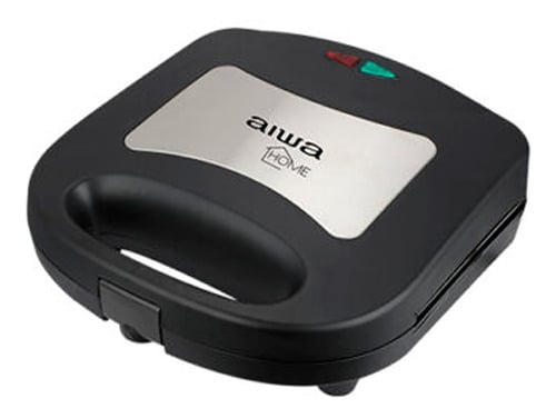 SANDWICHERA PARA 2 PANES AIWA 700W 200°C AW-SD5000 NEGRO - 2