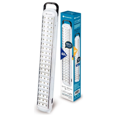 LAMPARA LUZ EMERGENCIA 63 LED POWERLAB SEC COLOR BLANCO - 1