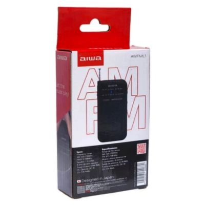 Radio Portátil Aiwa Análoga Fm/am AWFML1 Color Negro - 2