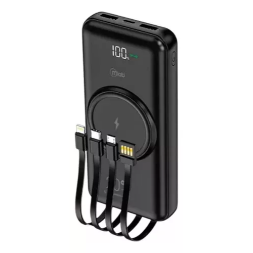 BATERIA EXTERNA INALAMBRICA POWERBANK MICROLAB 20000 MAH - 1