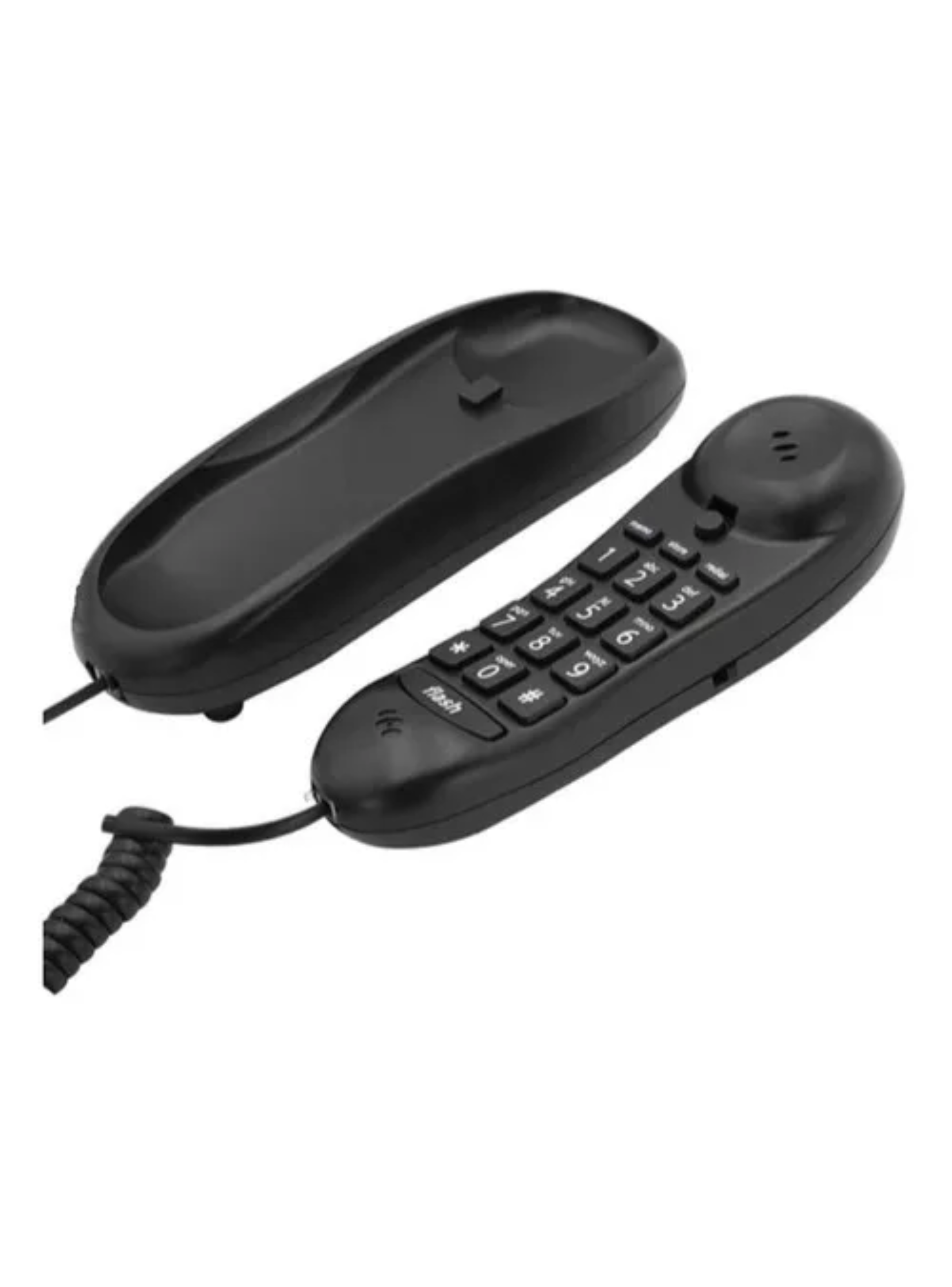 TELEFONO MODELO TIPO GONDOLA FIJO SOBREMESA O PARED PHILCO COLOR NEGRO/PLATA - 2