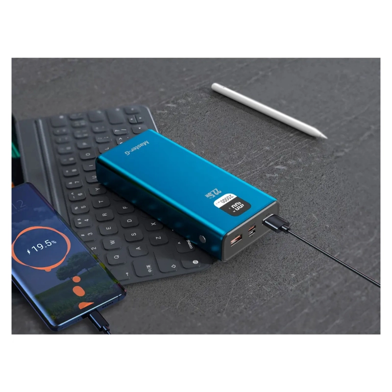 BATERÍA EXTERNA POWER BANK 20000 MAH 22.5W PD MASTER-G - 4