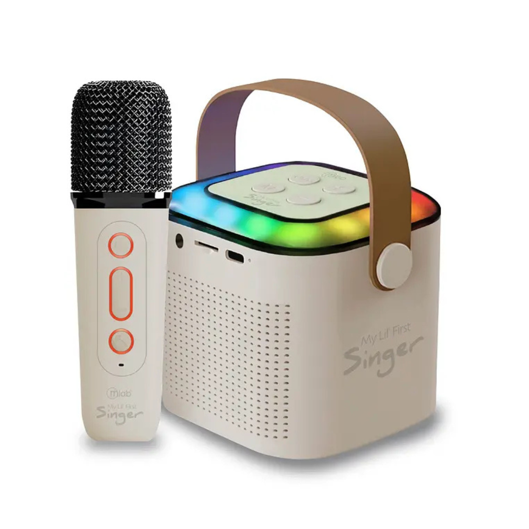 PARLANTE PORTATIL MICROLAB MY LIL FIRST SINGER KARAOKE FUN FUNNT VOICE 09391 - 1