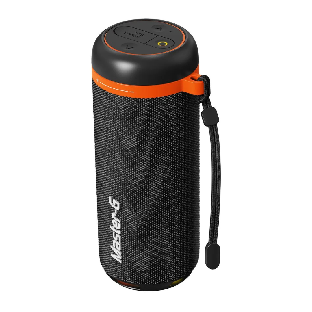 PARLANTE PORTATIL MASTER-G MGGYROS IPX3 IMPERMEABLE NEGRO - 1