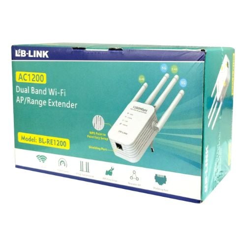 EXTENSOR REPETIDOR SEÑAL WIFI AC1200 DUAL BAND 4 ANTENAS - 2