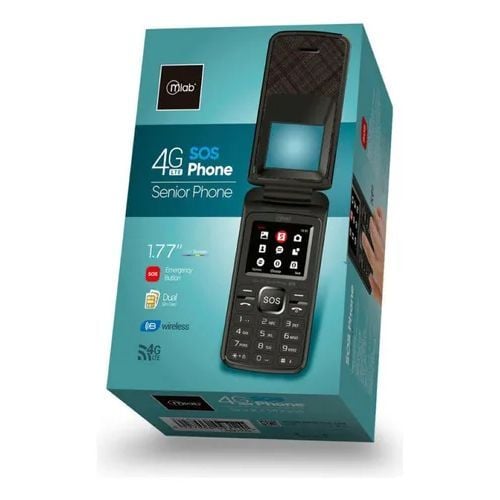 TELEFONO SENIOR SHELL 4G SOS 1,8 BLACK MLAB 9312 - 2