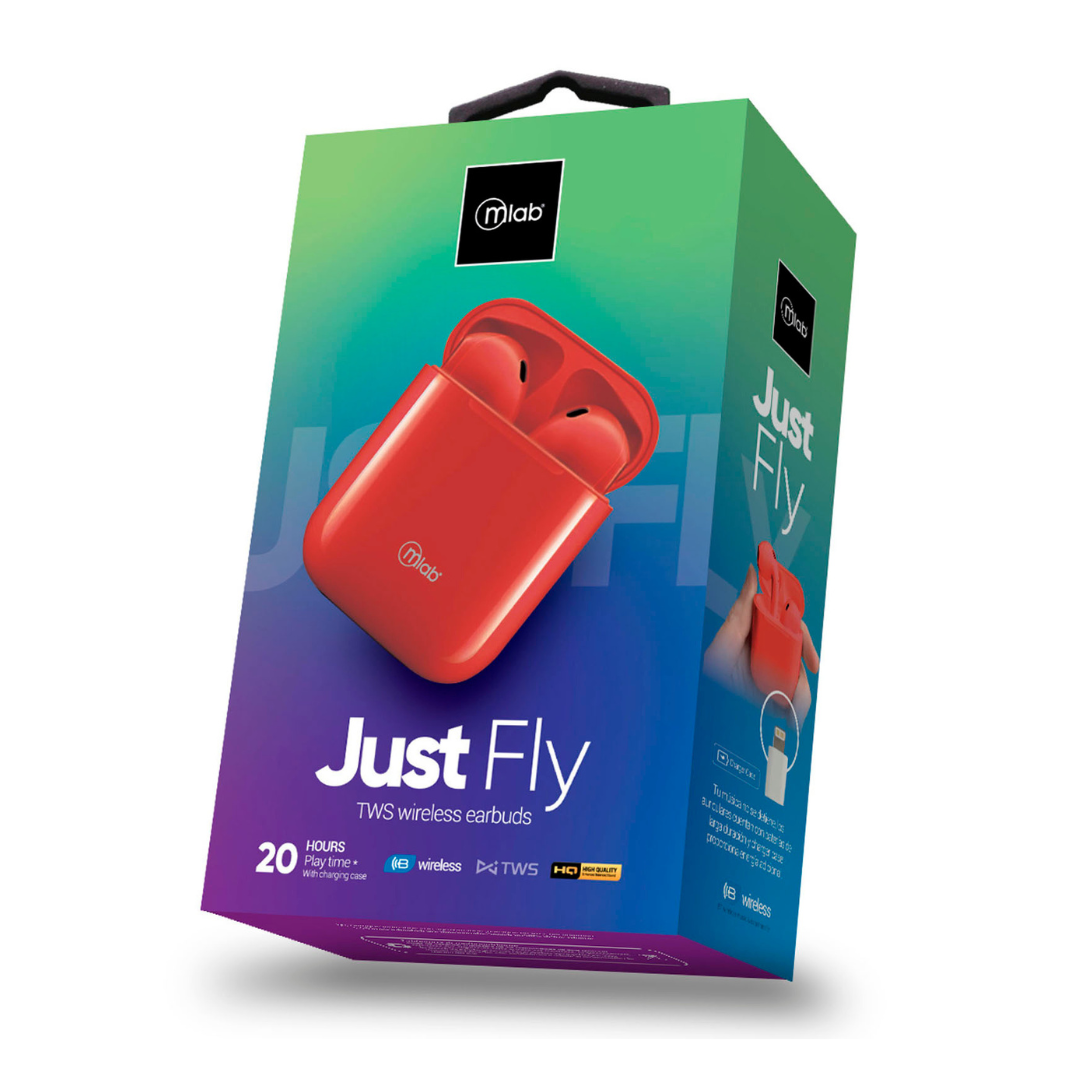 AUDIFONOS TWS MICROLAB JUST FLY 08915 - 2