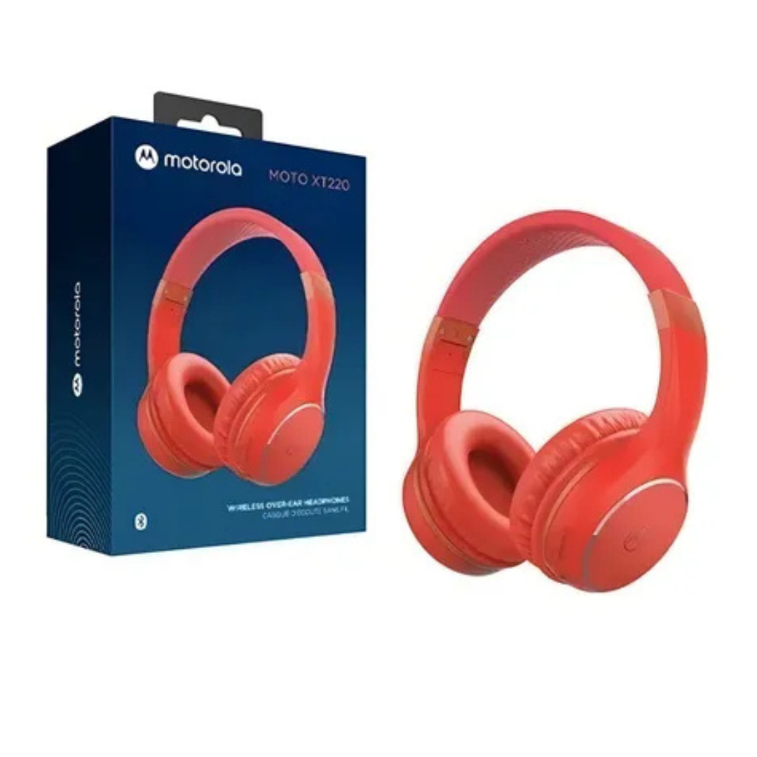 AUDIFONOS BLUETOOTH MOTOROLA MOTO XT220 ROJO - 3