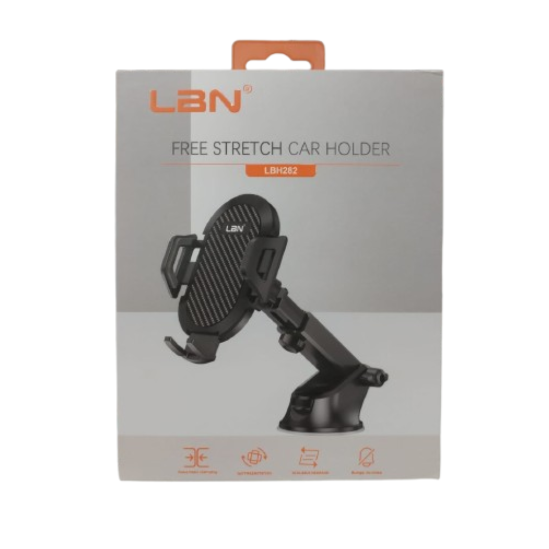 SOPORTE PORTA CELULAR PARA VEHICULOS LBN LBH282 EN COLOR NEGRO - 2
