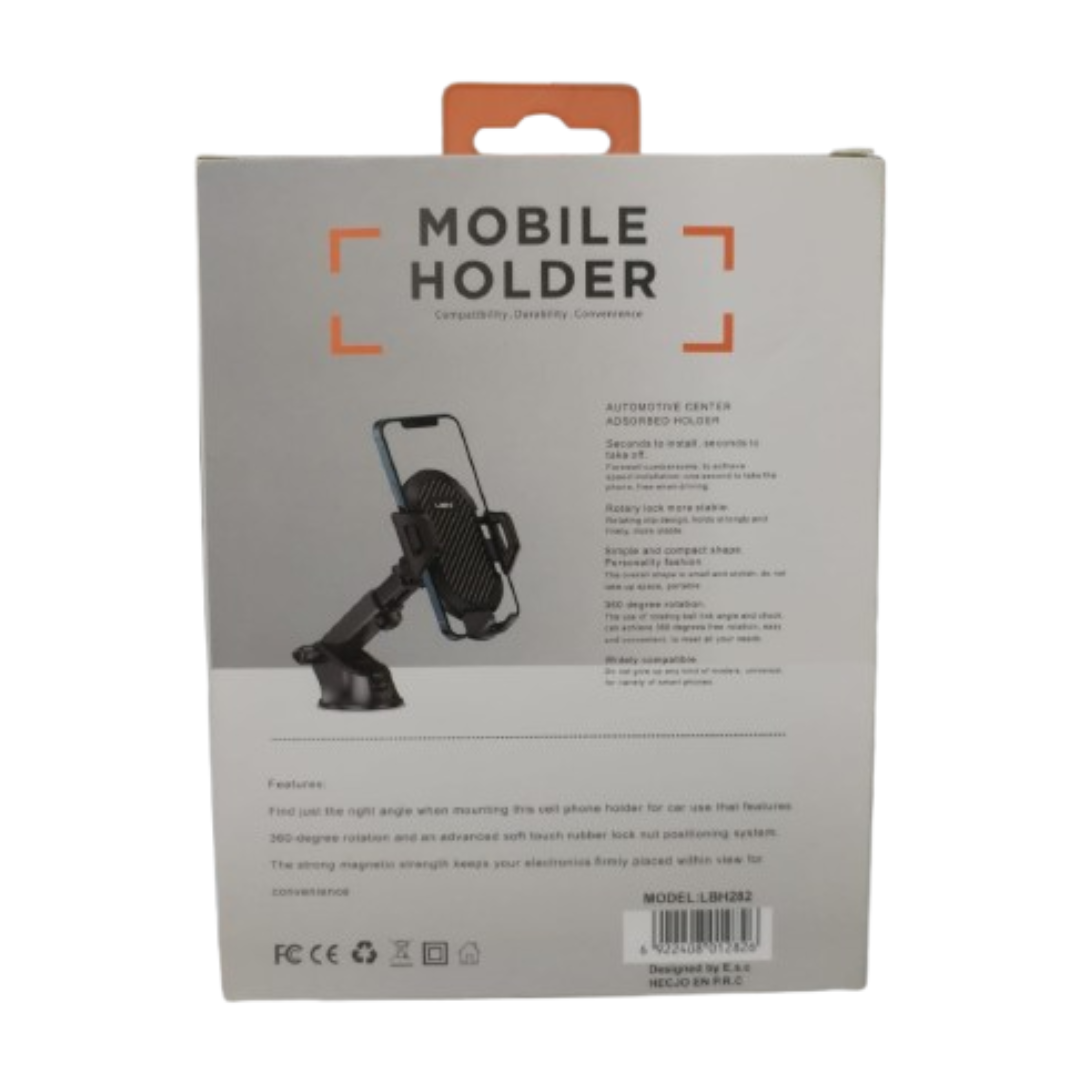SOPORTE PORTA CELULAR PARA VEHICULOS LBN LBH282 EN COLOR NEGRO - 3