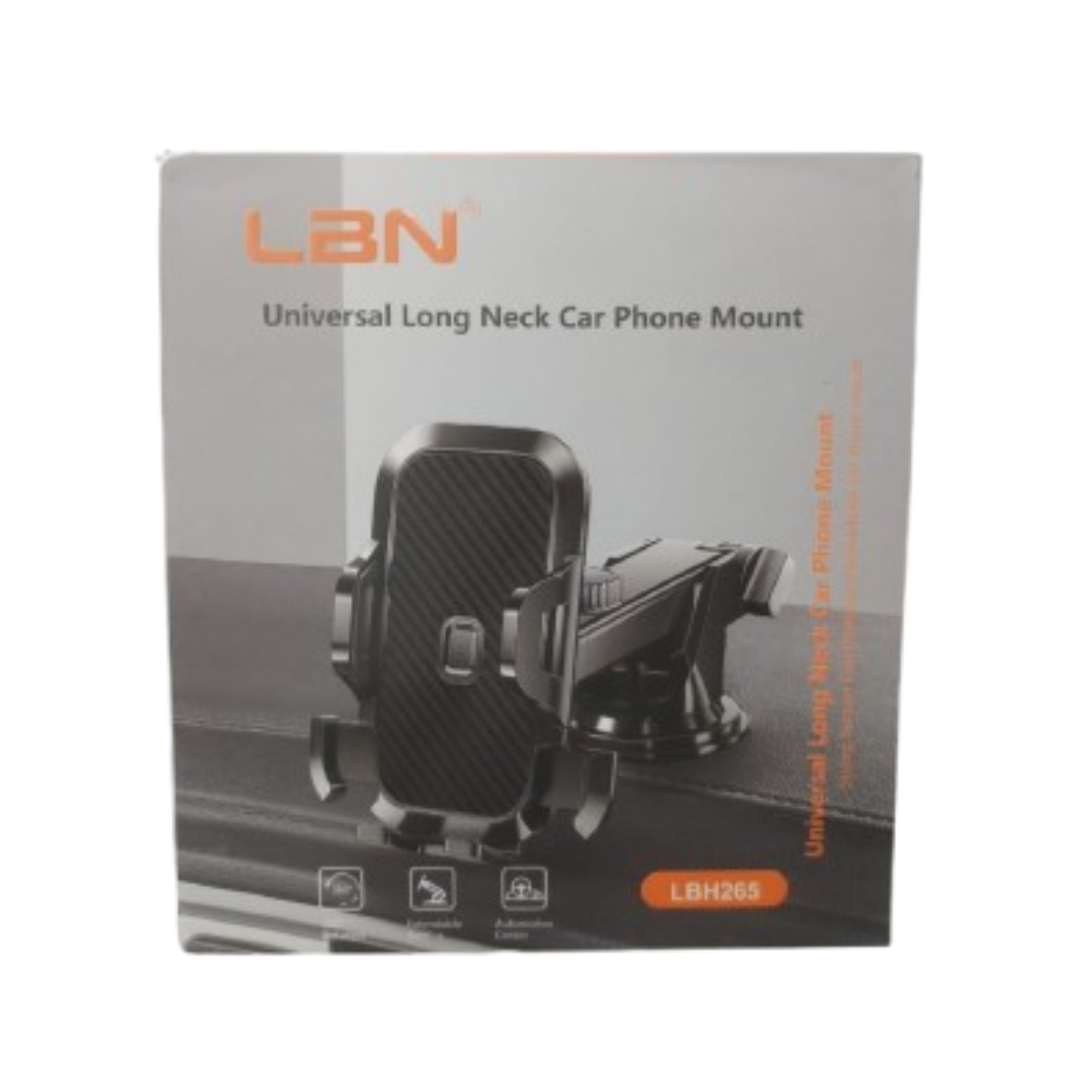 SOPORTE PORTA CELULAR PARA VEHICULOS LBN LBH265 EN COLOR NEGRO - 2