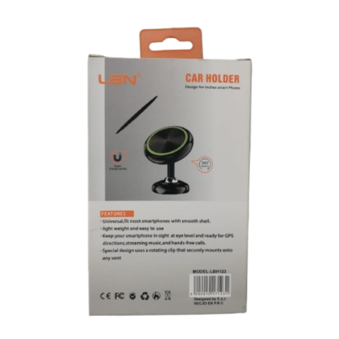 SOPORTE PORTA CELULAR PARA VEHICULOS LBN LBH123 EN COLOR NEGRO - 3