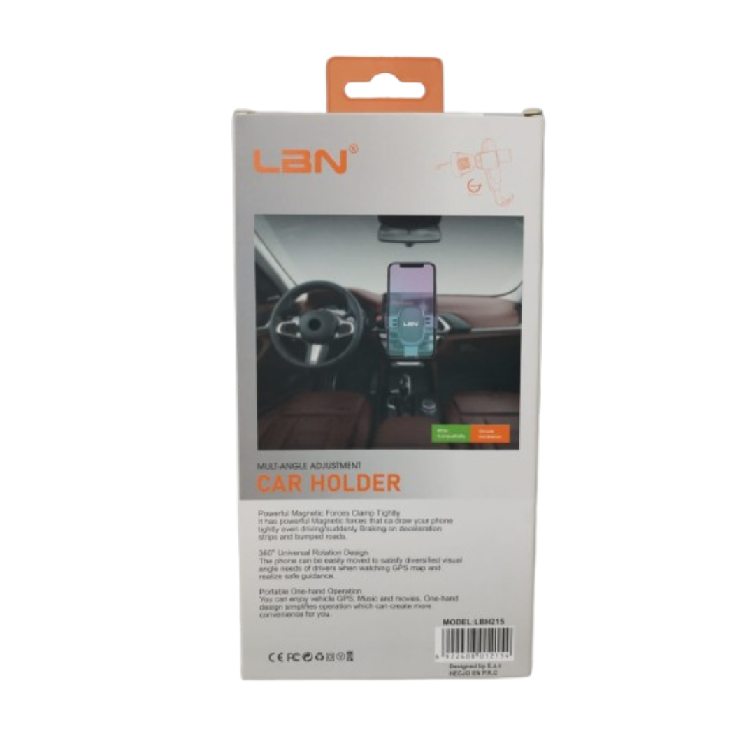 SOPORTE PORTA CELULAR PARA VEHICULOS LBN LBH215 EN COLOR NEGRO - 3