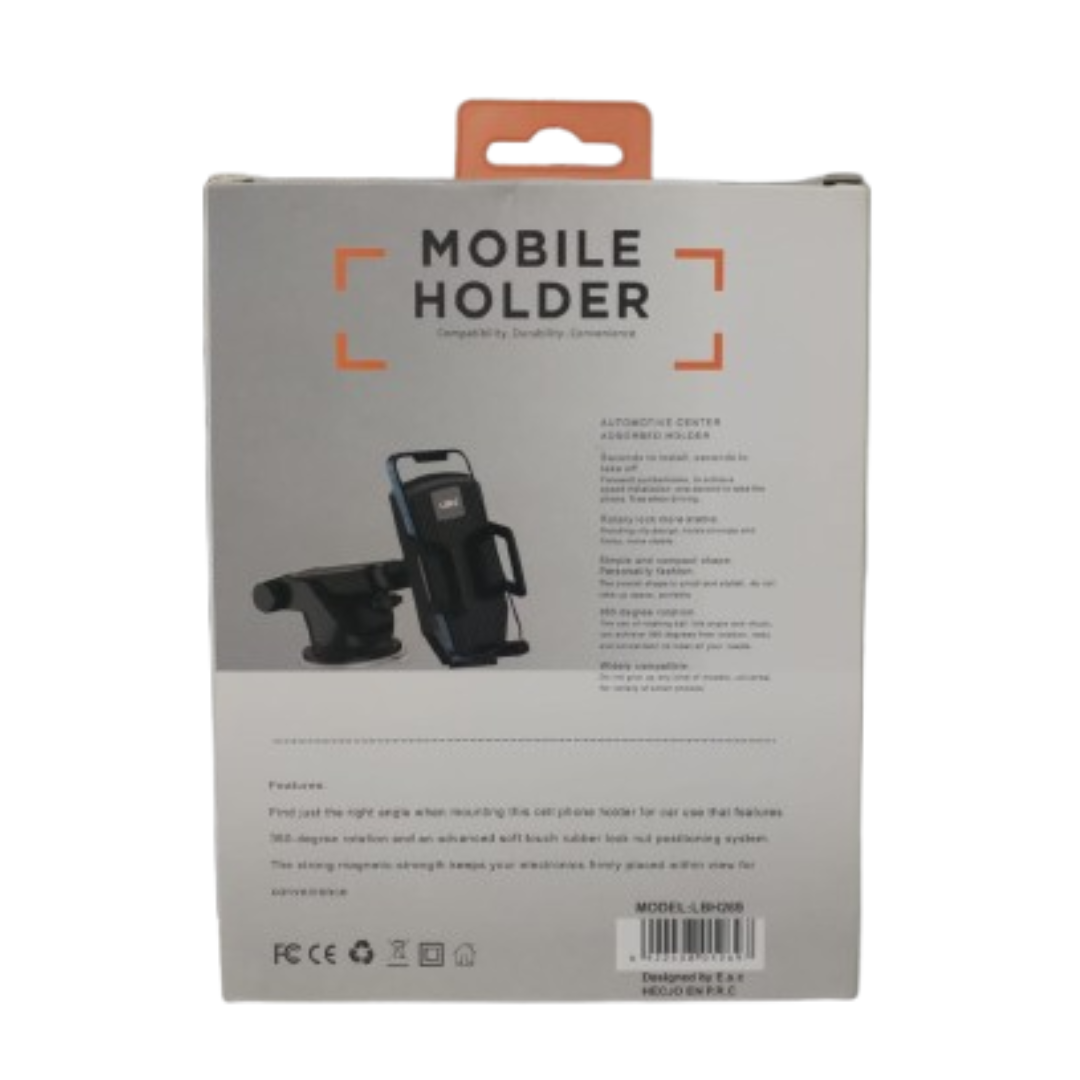 SOPORTE PORTA CELULAR PARA VEHICULOS LBN LBH269 EN COLOR NEGRO - 3