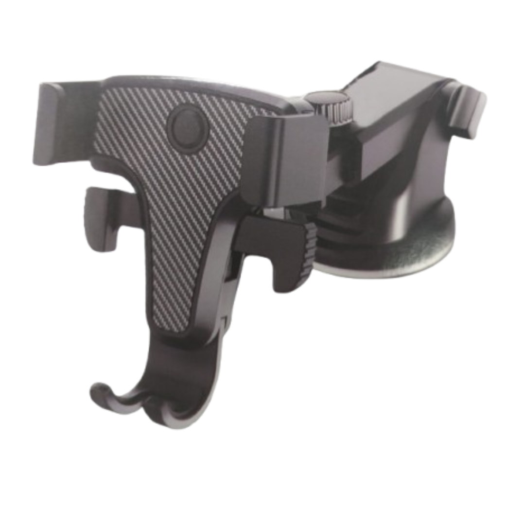 SOPORTE PORTA CELULAR PARA VEHICULOS LBN LBH268 EN COLOR NEGRO - 1