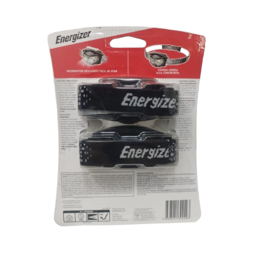 LINTERNA FRONTAL ENERGIZER HD33A4 60 LUMENES EN COLOR NEGRO - 2