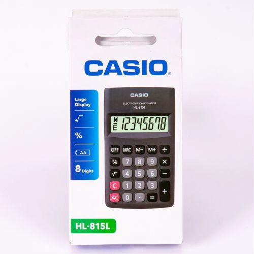 CALCULADORA DE BOLSILLO CASIO HL-815L EN COLOR NEGRO - 2