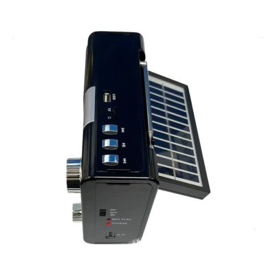 RADIO SOLAR PORTATIL TECNOLAB TL635 EN COLOR NEGRO 5W - 2