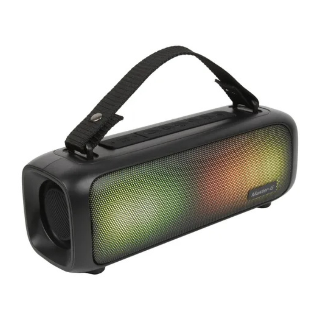 PARLANTE PORTATIL BLUETOOTH MASTER-G GBOOM 2X2 EN COLOR NEGRO - 3