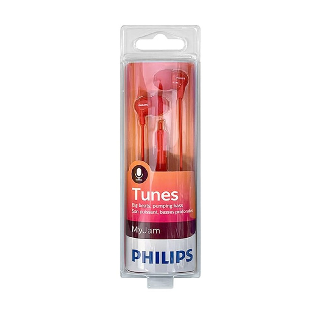 AUDIFONOS MANOS LIBRES PHILIPS UPBEAT SHE3555RD/00  EN COLOR ROJO - 2