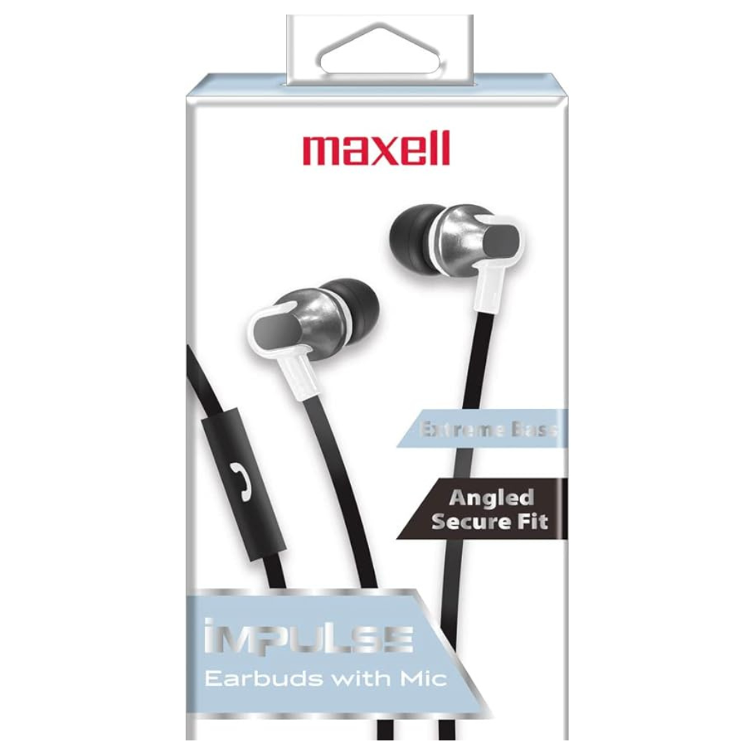 AUDIFONOS MANOS LIBRES MAXELL IMPULSE IEB-BLK EN COLOR BLANCO - 3