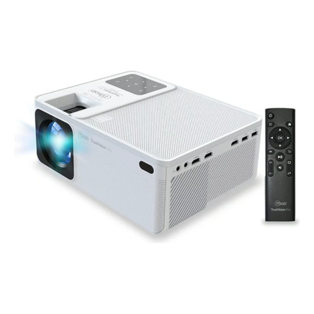 PROYECTOR INALAMBRICO MICROLAB TRUEVISION PRO WIFI 09398 EN COLOR BLANCO - 1