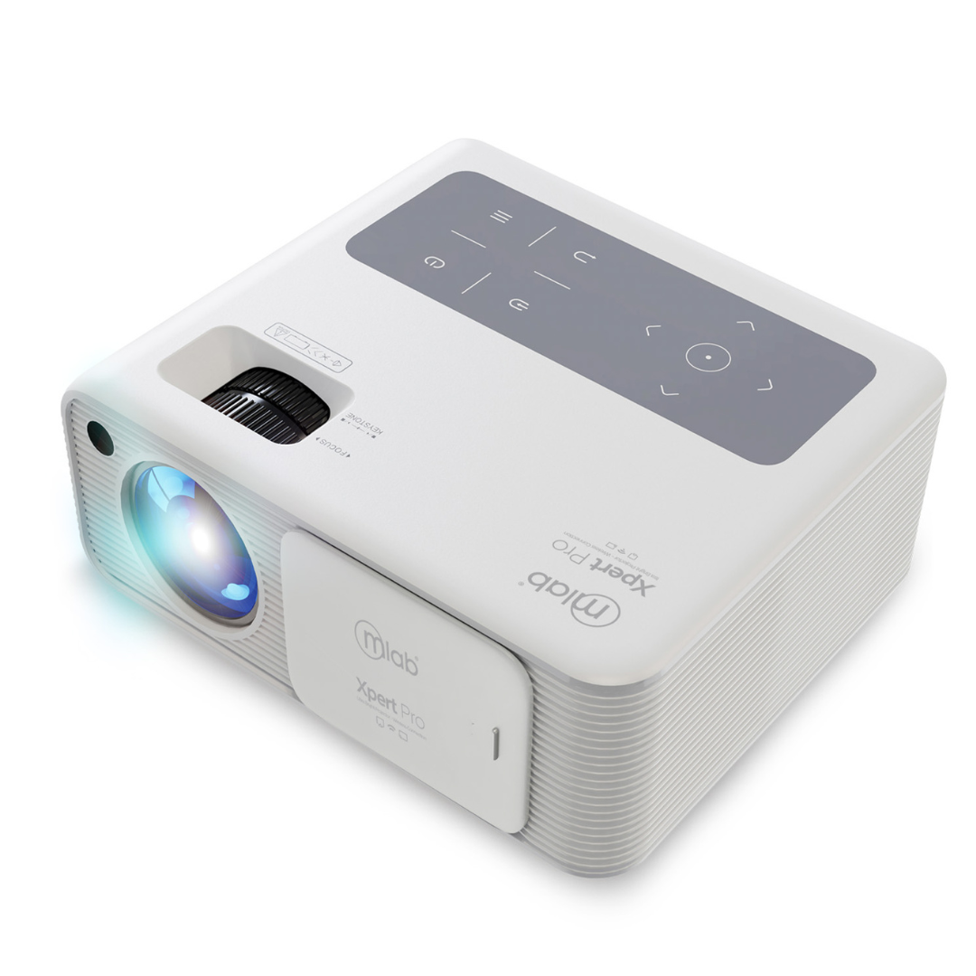 PROYECTOR WIRELESS MICROLAB XPERT PRO ULTRA BRIGHT PROJECTOR 09399 EN COLOR BLANCO - 2