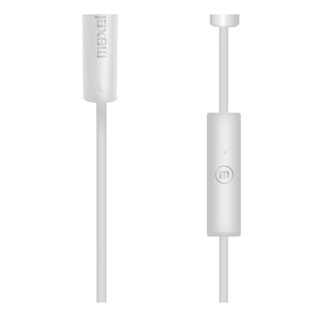 AUDIFONOS MANOS LIBRES MAXELL MAXBUDS EB-MIC EN COLOR BLANCO - 2