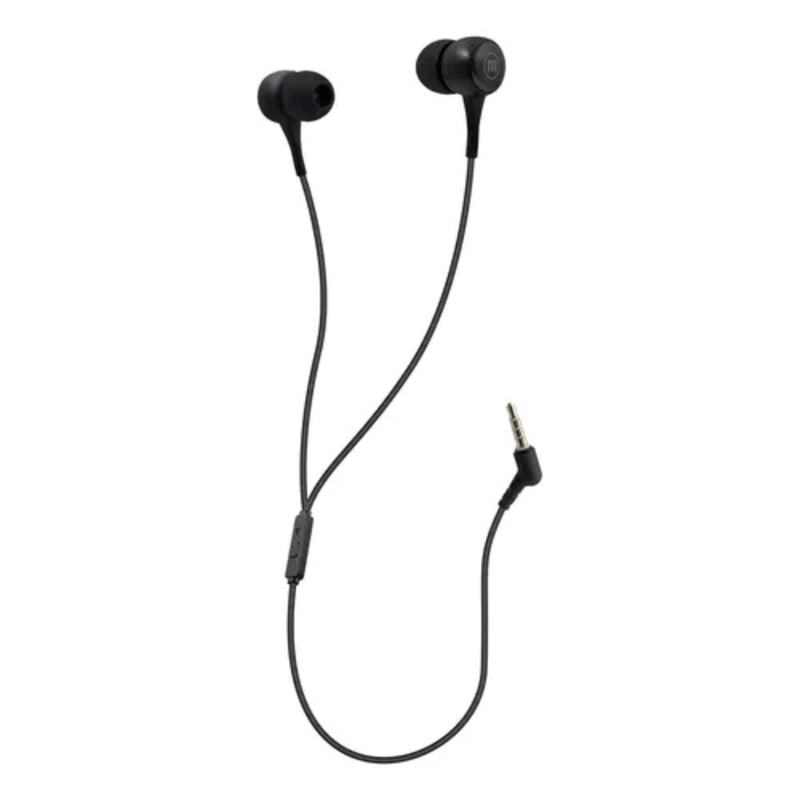 AUDIFONOS MANOS LIBRES MAXELL IN-POP EN COLOR NEGRO - 1