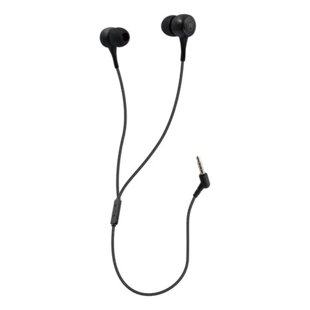 AUDIFONOS MANOS LIBRES MAXELL IN-POP EN COLOR NEGRO - 1