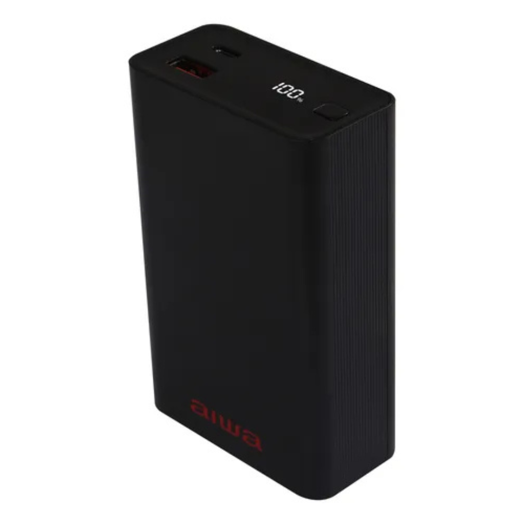 CARGADOR PORTATIL AIWA POWER BANK 20000MAH USB-A TIPO-C PAW-650 - 1