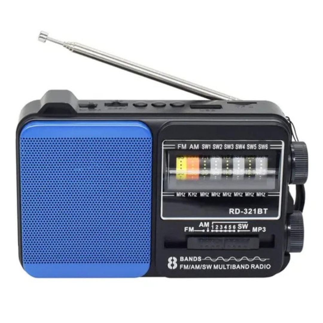 RADIO PORTATIL TECNOLAB TL652 EN COLOR NEGRO - 1