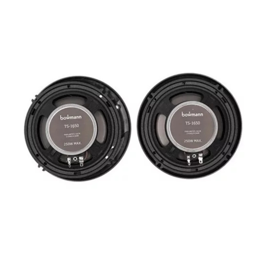 PARLANTES AUTO 16CM 3 VIAS 250W BOWMANN TS-1650 - 3