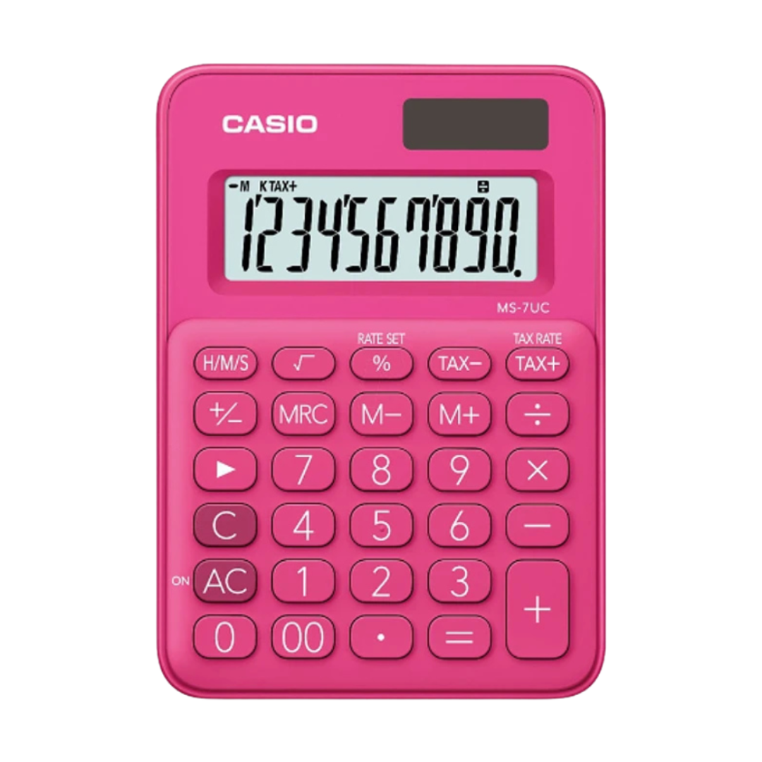 CALCULADORA CASIO MS-7UC -RD - 1