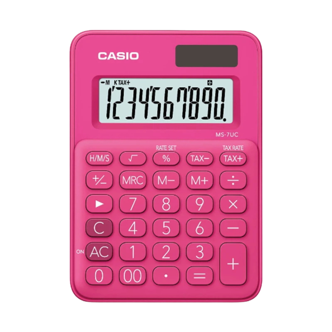 CALCULADORA CASIO MS-7UC -RD - 2