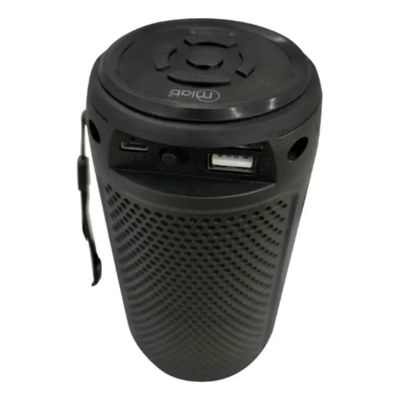 PARLANTE PORTATIL MICROLAB SPEAKER FLAMING TUBE BASS 09289 EN COLOR NEGRO - 3