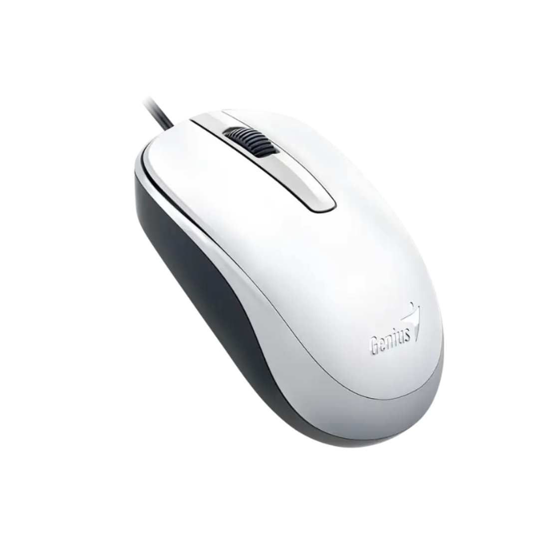 CLASICO MOUSE OPTICO GENIUS DX-120 USB-A EN COLOR BLANCO - 2