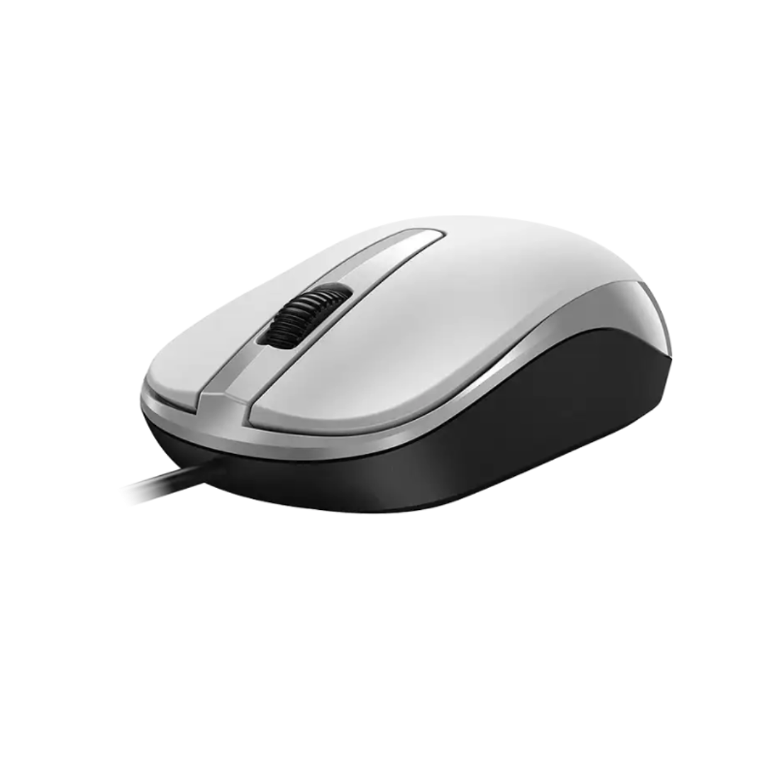 CLASICO MOUSE OPTICO GENIUS DX-120 USB-A EN COLOR BLANCO - 3